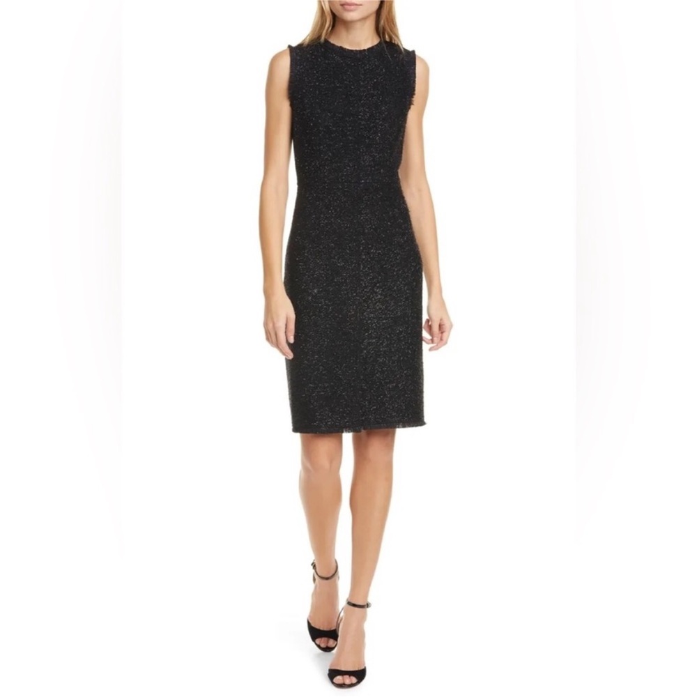 Kate Spade ♠️ Tinsel Tweed Dress in Moonglow 4